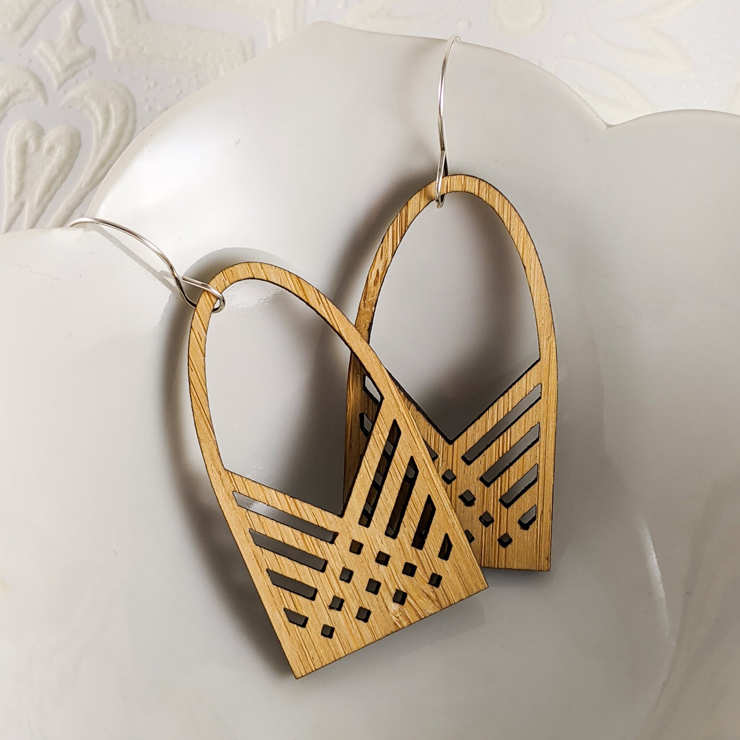 Gate Earring, Bamboo