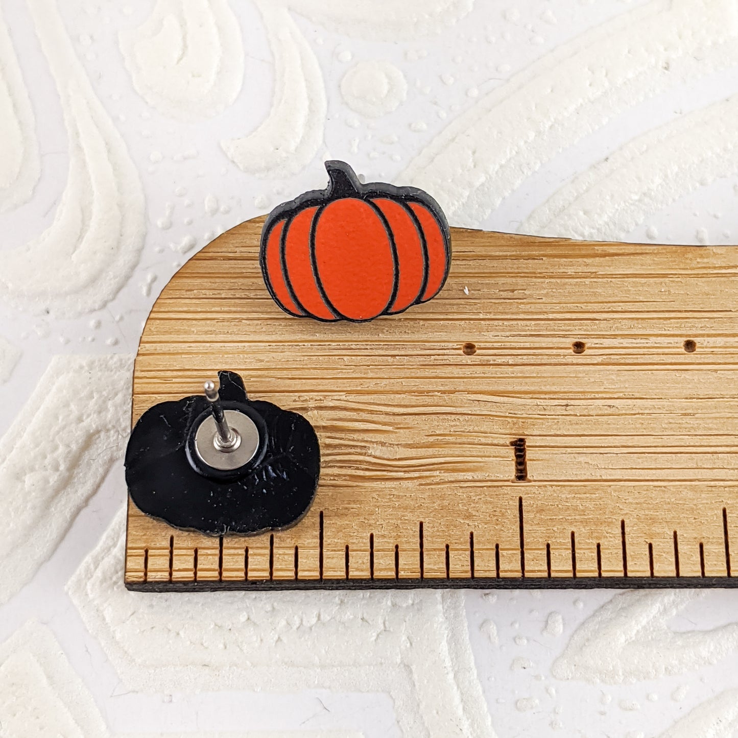 Pumpkin Studs in Orange
