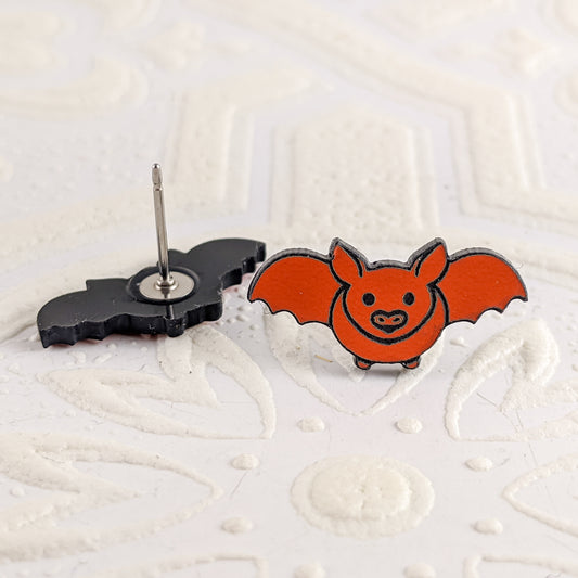 Bat Studs in Orange