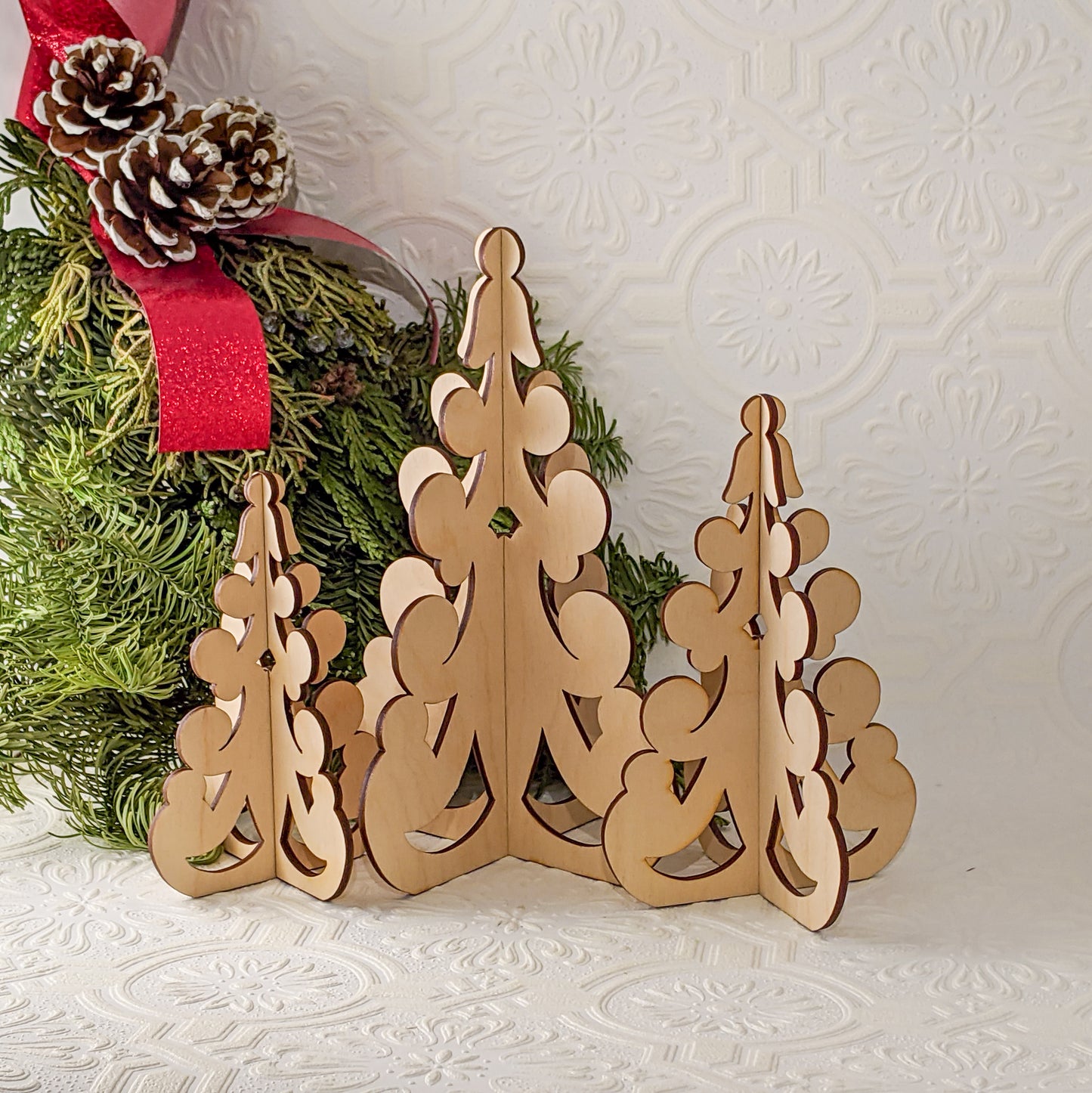 Victorian Christmas Trees in Birch